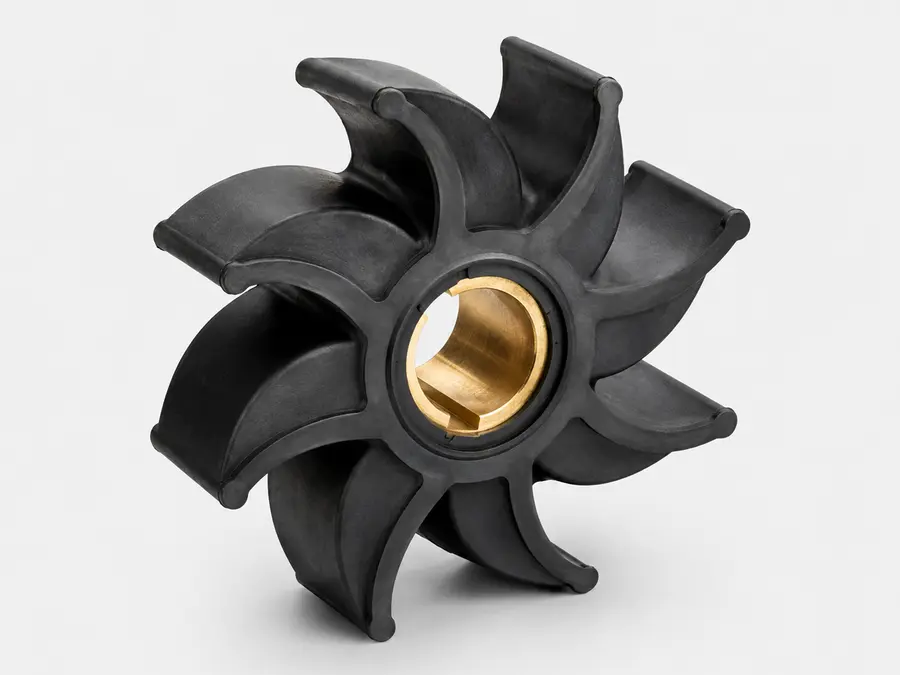 Komponen impeller mesin tempel